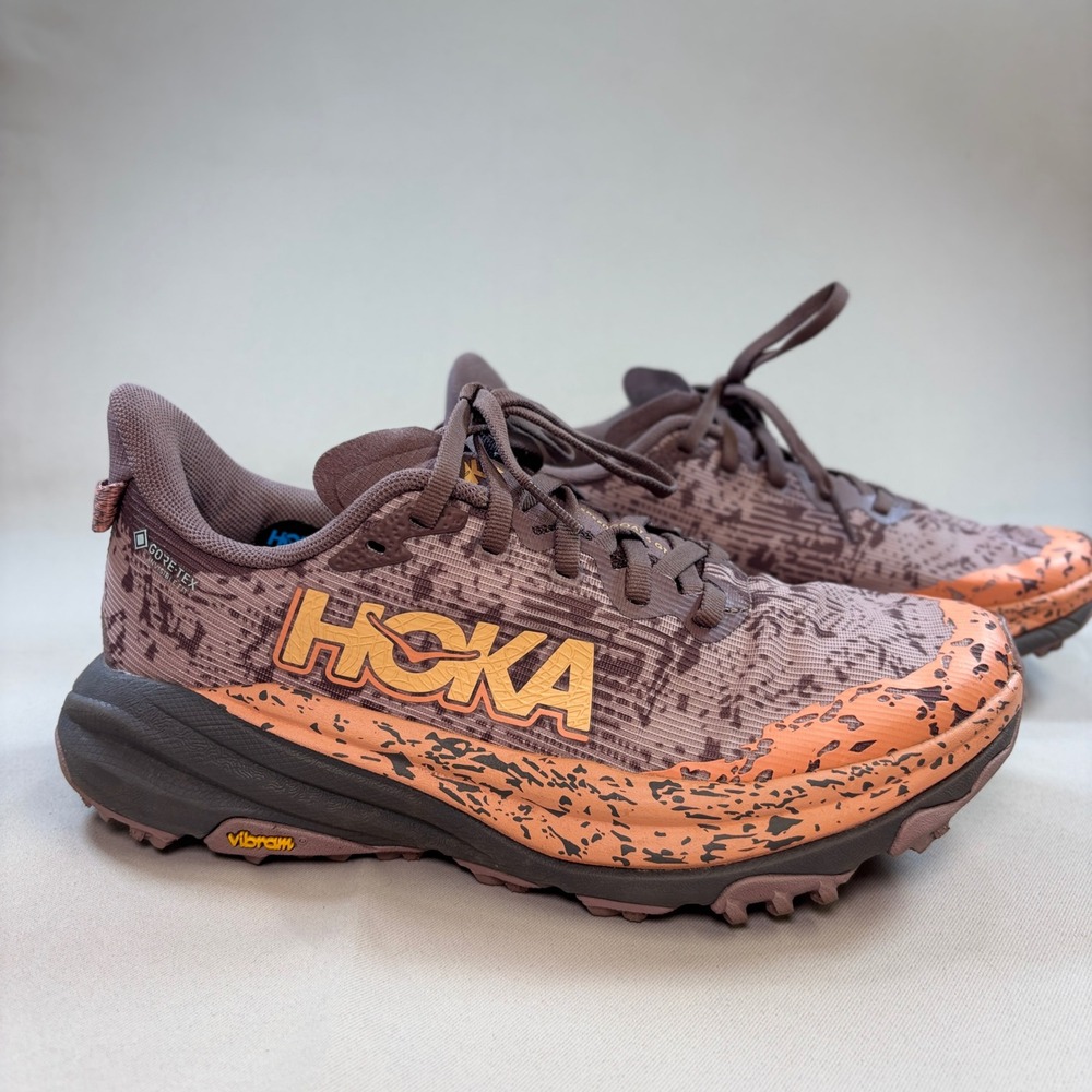 Hoka Speedgoat 6 GTX Womens 7B Mauve GORE-TEX Waterproof Trail Running Shoes